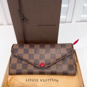 LOUIS VUITTON Damier Ebene Long Wallet